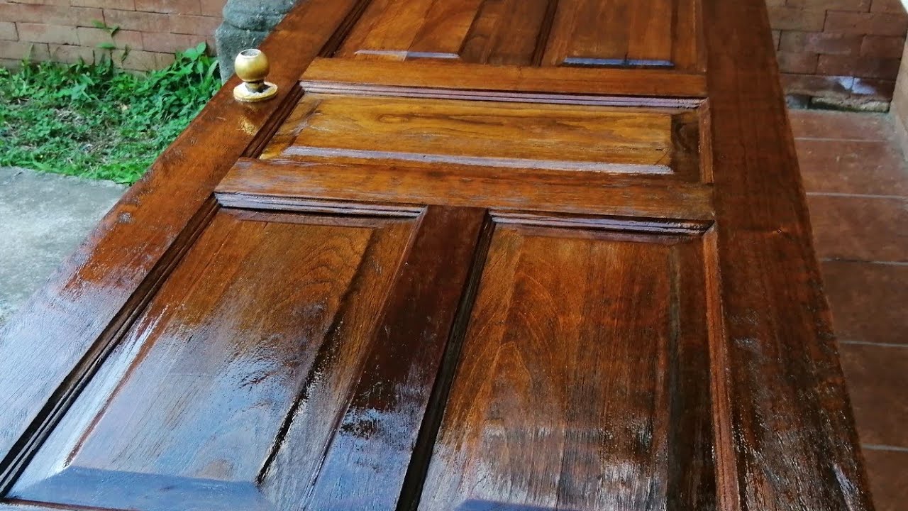 barnizar puertas - Cómo barnizar una puerta de madera