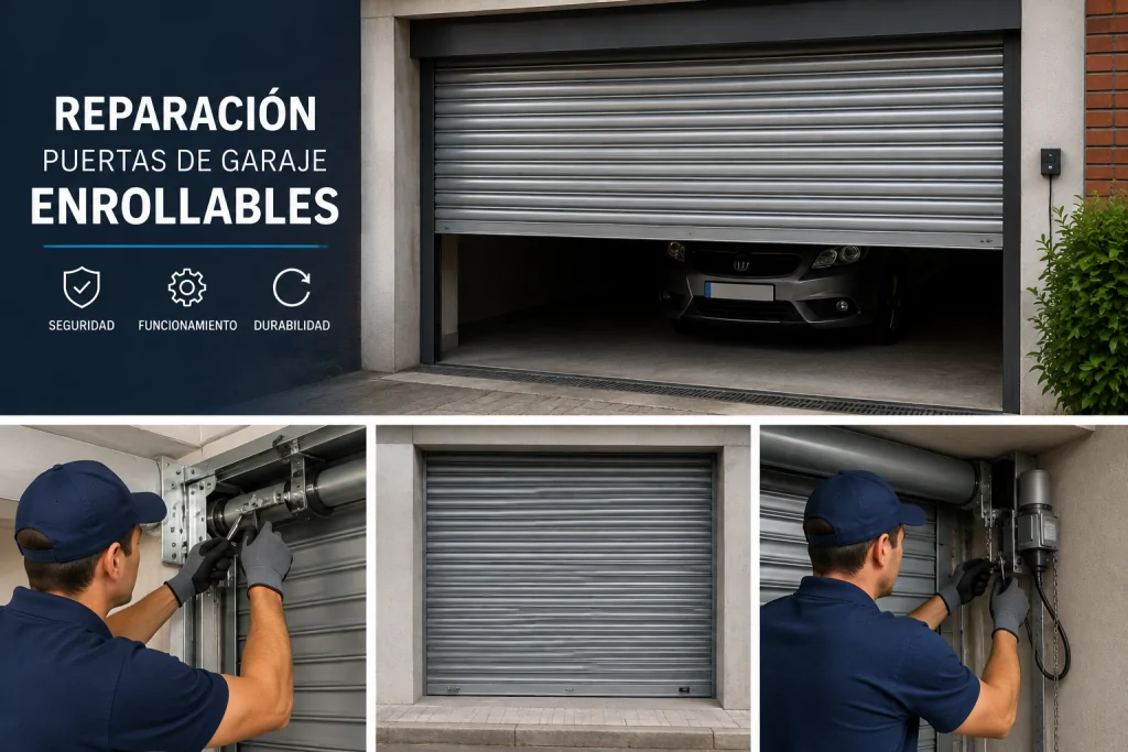 Reparacion Puertas de Garaje Enrollables 1024x683 - Mantenimiento Reparaci&oacute;n Puertas de Garaje Enrollables Barcelona Madrid