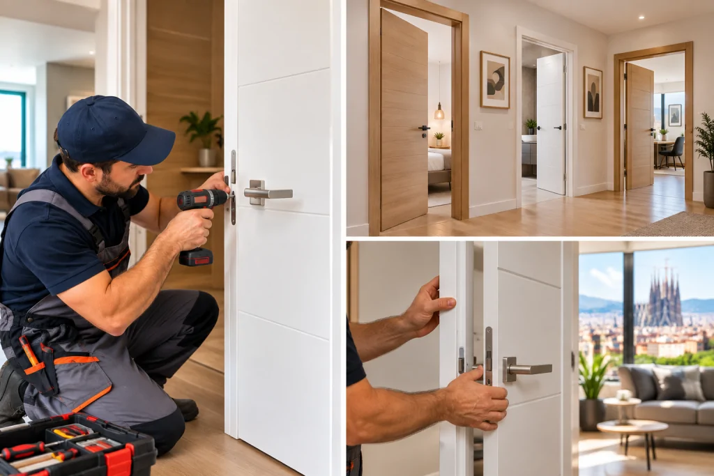 Como encontrar servicios de instalacion de puertas de interior 1024x683 - &iquest;C&oacute;mo encontrar servicios de instalaci&oacute;n de puertas de interior en Barcelona al mejor precio?