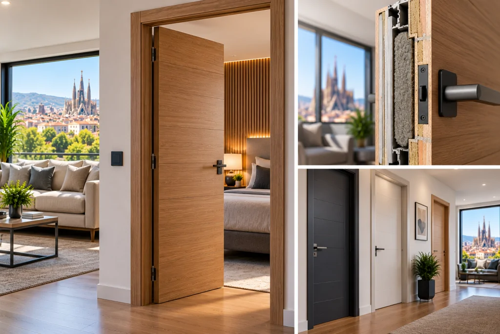 Que puertas de interior ofrecen el mejor aislamiento acustico 1024x683 - &iquest;Qu&eacute; puertas de interior ofrecen el mejor aislamiento ac&uacute;stico en Barcelona?